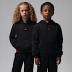 Conjunto de 2 piezas de sudadera con gorro sin cierre para niños talla pequeña Jordan Brooklyn Fleece