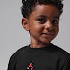 Conjunto de 2 piezas con sudadera de cuello redondo infantil Jordan Brooklyn Fleece