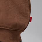 Sudadera con gorro de piel sintética de cierre completo Jordan Flight para hombre
