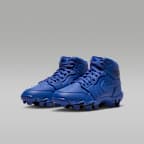 Tacos de futbol para niños de preescolar/grandes Jordan 1 Mid