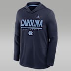 North Carolina Sideline Men's Jordan Brand Dri-FIT College Long-Sleeve Hooded Top