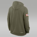 Oklahoma 2025 Military Appreciation Men's Jordan Brand Dri-FIT College Pullover Hoodie