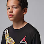Playera 23 Skeleton Rings para niños talla grande Jordan
