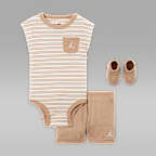Jordan Essentials Baby Striped 3-Piece Set