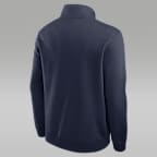 Sudadera de cuello redondo universitaria marca Jordan de medio cierre para hombre Michigan Primetime Primary Logo