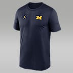 Michigan Courtside Men's Jordan Brand Dri-FIT College T-Shirt