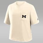 Michigan Pocket Boxy Women's Nike College T-Shirt