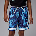 Jordan Dri-FIT Big Kids' MJ Printed Sport Diamond Shorts