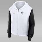 Oklahoma Athletic Prep Colorblocked Script Women’s Jordan Brand College Full-Zip Hoodie