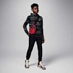 Sudadera con gorro sin cierre de tejido Fleece para días festivos para niños talla grande Jordan Brooklyn Essentials