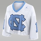 North Carolina Logo Women's Jordan Brand Dri-FIT College Cropped Jersey