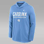 North Carolina Sideline Men's Jordan Brand Dri-FIT College Long-Sleeve Hooded Top