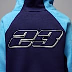 Sudadera con gorro sin cierre de tejido Fleece para niños talla grande Jordan Mountainside