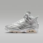 Air Jordan 6 Retro x Paris Saint-Germain "Metallic Silver" Men's Shoes