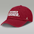 Oklahoma Primetime Chant Club Men's Jordan Brand College Adjustable Hat