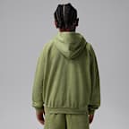 Sudadera con gorro sin cierre Acid Wash de French Terry para niños talla grande Jordan
