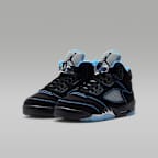 Air Jordan 5 "Black Carolina" Big Kids' Shoes
