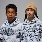Jordan Brooklyn Fleece Big Kids' Holiday Pullover Hoodie