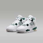 Air Jordan 4 Retro 'Oxidised Green' Older Kids' Shoes