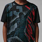 Playera Jumpman Stencil Splatter para niños talla pequeña Jordan