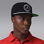Jordan Pro Structured Dri-FIT Flat-Brim Golf Hat
