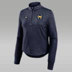 Michigan Swift Women's Jordan Brand Dri-FIT College Half-Zip Top