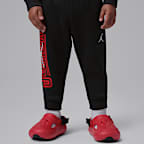 Jordan Conjunto de camiseta de manga larga y pantalón de tejido Fleece Jumpman - Infantil