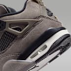 エア ジョーダン 4 レトロ "Cave Stone and Black" ジュニアシューズ