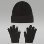 Conjunto de gorro y guantes 23 para niños talla grande Jordan
