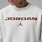 Sudadera de cuello redondo de tejido Fleece para hombre Jordan Brooklyn