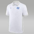 North Carolina Sideline Victory Stripe Men's Jordan Brand Dri-FIT College Polo