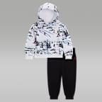 Jordan Brooklyn Fleece Baby 2-Piece Holiday Set