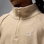 Jordan Big Kids' Quarter-Zip Long Sleeve Top