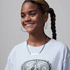 Playera para niños talla grande Jordan 1st Baby Blue