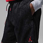 Jordan Big Kids' Acid Wash French Terry Shorts