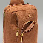 Jordan Suede Monogram Sling Bag (3L)