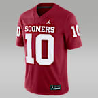 John Mateer Oklahoma Men’s Jordan Brand Dri-FIT College NIL Game Jersey