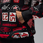 Sudadera con gorro sin cierre de tejido Fleece con estampado para hombre Jordan Essentials