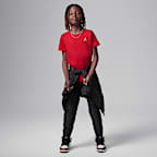 Playera bordada Jumpman Air para niños talla pequeña Jordan