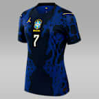 Vinícius Júnior Brazil National Team 2026 Match Away Women's Nike Dri-FIT ADV Soccer Jersey