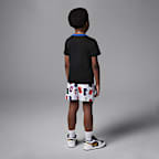 Conjunto de shorts de dos piezas para niños talla pequeña Jordan Court of Legends
