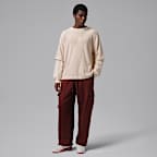 Jordan Brooklyn Men's Waffle Crew-Neck Sweatshirt