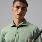 Jordan Sport Men's Golf Jacquard Polo