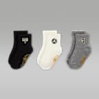 Jordan Baby (12–24M) 'See Me Shine' Gripper Socks (3 Pairs)