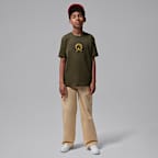 Playera Broken Records para niños talla grande Jordan