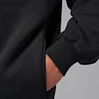 Jordan Flight Grafikli Fleece Çeyrek Fermuarlı Erkek Üstü