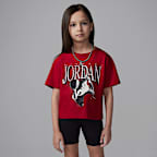 Jordan Retro 1984-cykelshortssæt i to dele til mindre børn