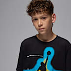 Playera Retro '24 Gamma para niños talla grande Jordan