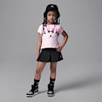 Conjunto de skort plisado de 2 piezas infantil Jordan