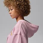 Sudadera con gorro sin cierre para mujer Jordan Brooklyn Fleece